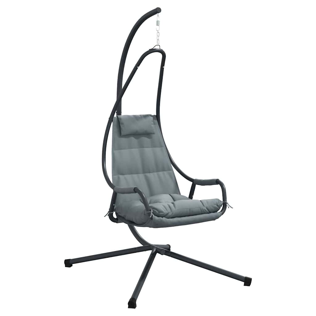 Sedia uovo sospesa Antracite 94 x 107 x 196.5 cm Acciaio 42003852