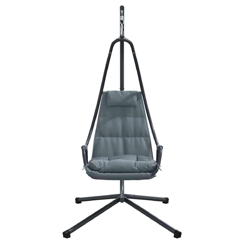 Sedia uovo sospesa Antracite 94 x 107 x 196.5 cm Acciaio 42003852