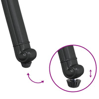 Set di 2 sedie da giardino  in alluminio colato nero 42002379