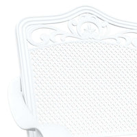 Set di 2 sedie da giardino  in alluminio bianco 42002380