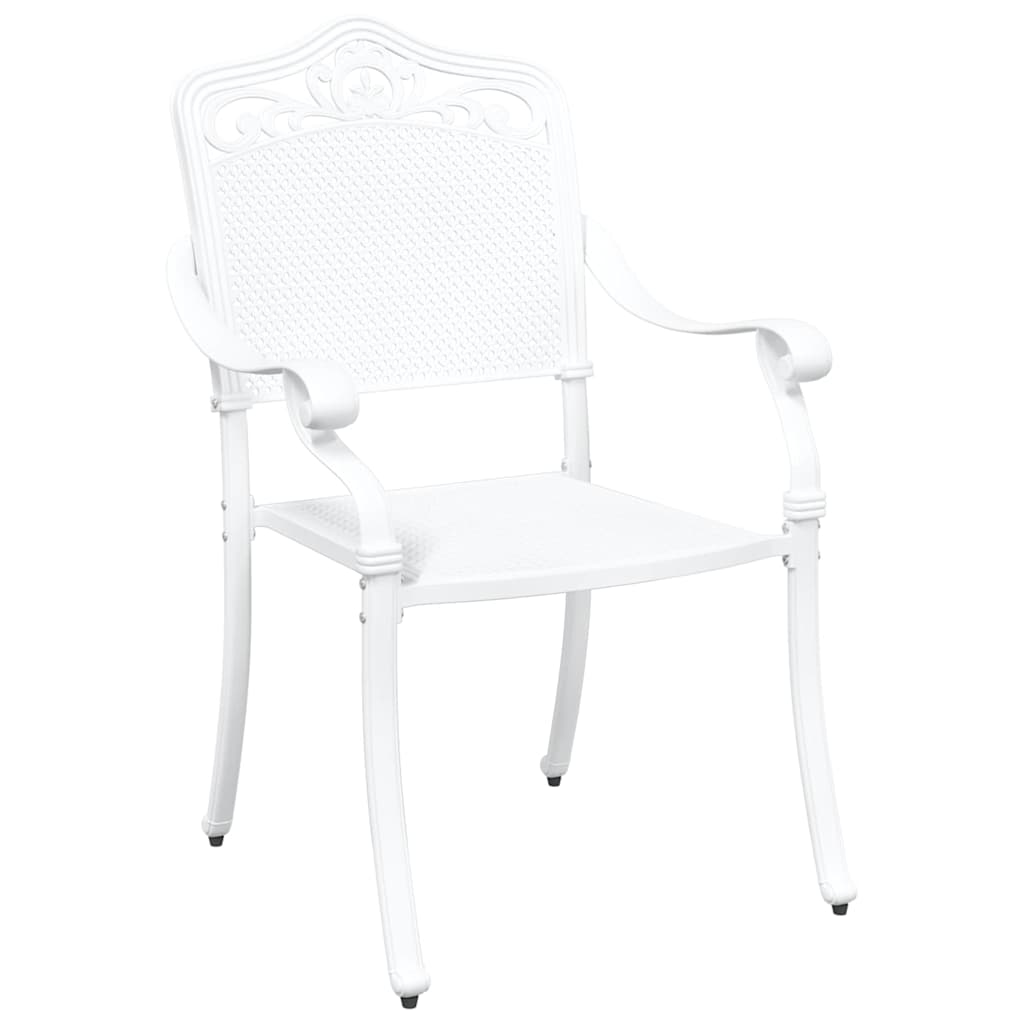 Set di 2 sedie da giardino  in alluminio bianco 42002380