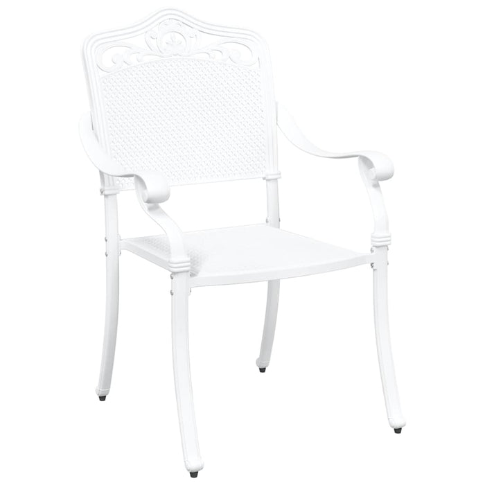 Set di 2 sedie da giardino  in alluminio bianco 42002380