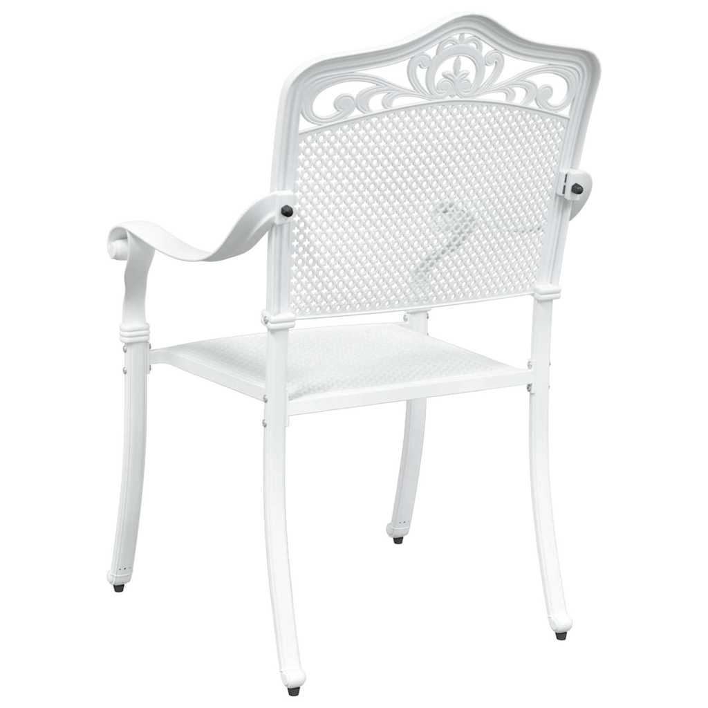 Set di 2 sedie da giardino  in alluminio bianco 42002380