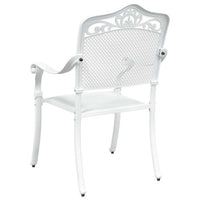 Set di 2 sedie da giardino  in alluminio bianco 42002380