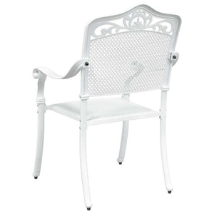 Set di 2 sedie da giardino  in alluminio bianco 42002380