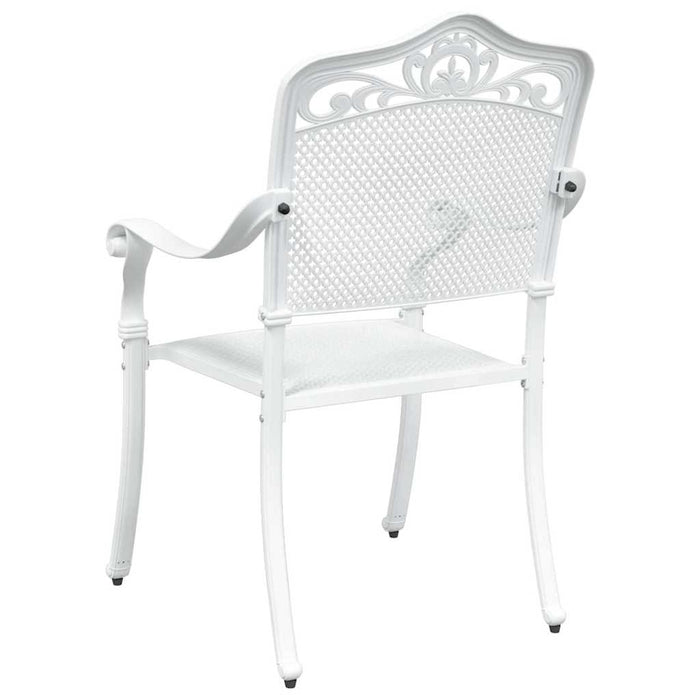 Set di 2 sedie da giardino  in alluminio bianco 42002380