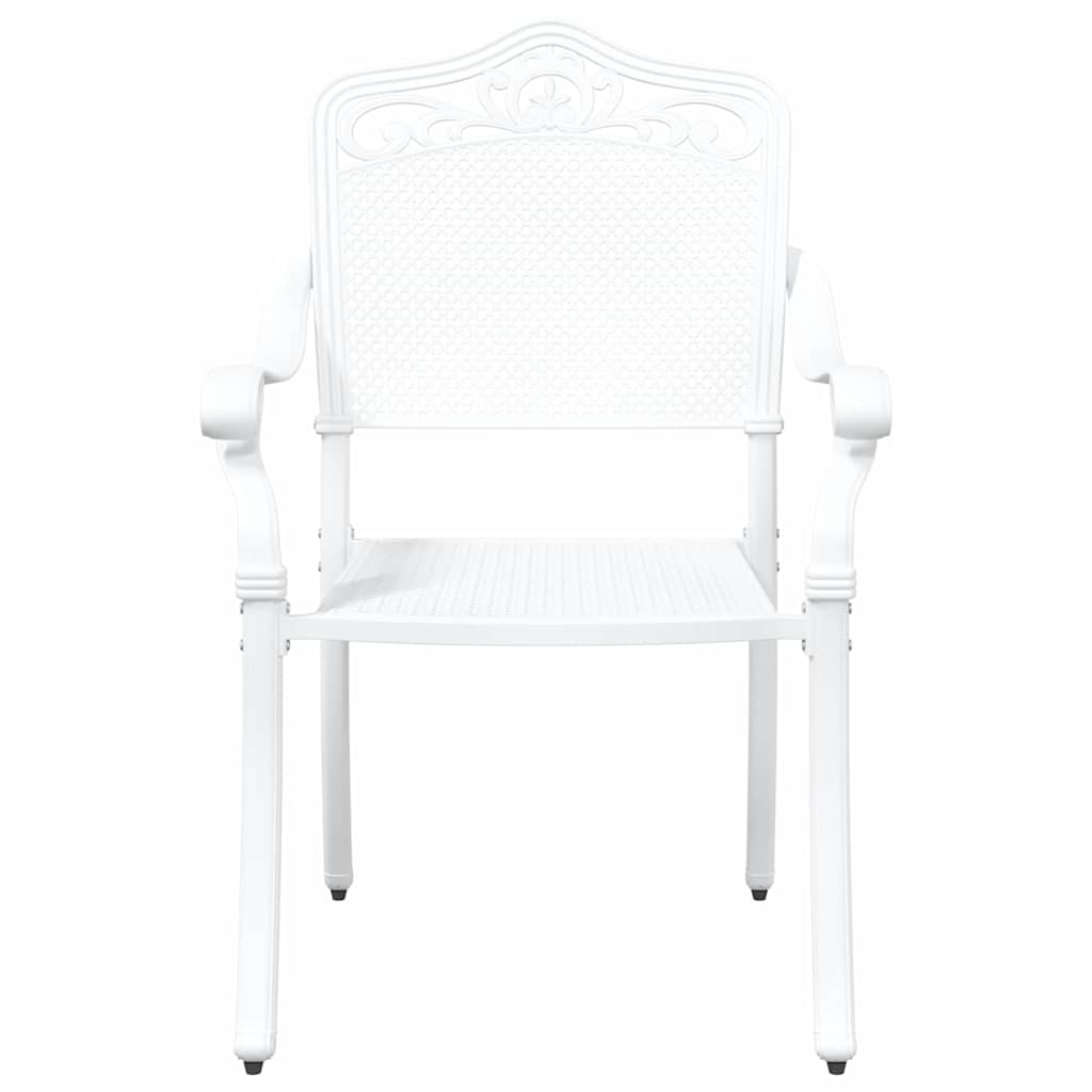 Set di 2 sedie da giardino  in alluminio bianco 42002380