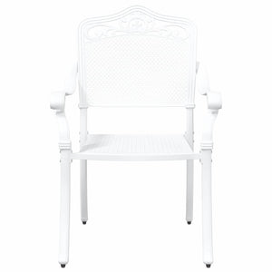 Set di 2 sedie da giardino  in alluminio bianco 42002380
