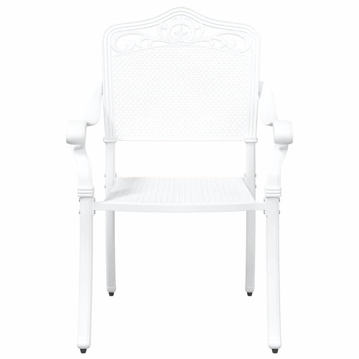 Set di 2 sedie da giardino  in alluminio bianco 42002380