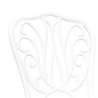 Set Bistro da Giardino 3 pcs Bianco Alluminio 42002384