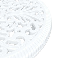 Set Bistro da Giardino 3 pcs Bianco Alluminio 42002384