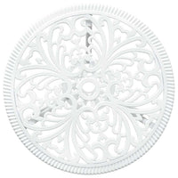 Set Bistro da Giardino 3 pcs Bianco Alluminio 42002384