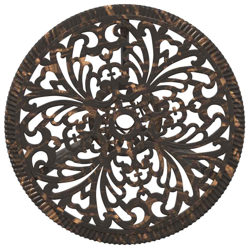 Set Bistro da Giardino 3 pcs Bronzo Alluminio 42002386