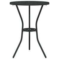 Set Bistro da Giardino 3 pcs Nero Alluminio 42002387