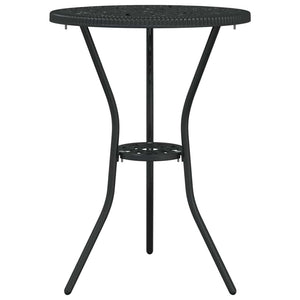 Set Bistro da Giardino 3 pcs Nero Alluminio 42002387