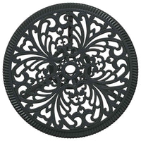 Set Bistro da Giardino 3 pcs Nero Alluminio 42002387