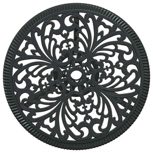 Set Bistro da Giardino 3 pcs Nero Alluminio 42002387