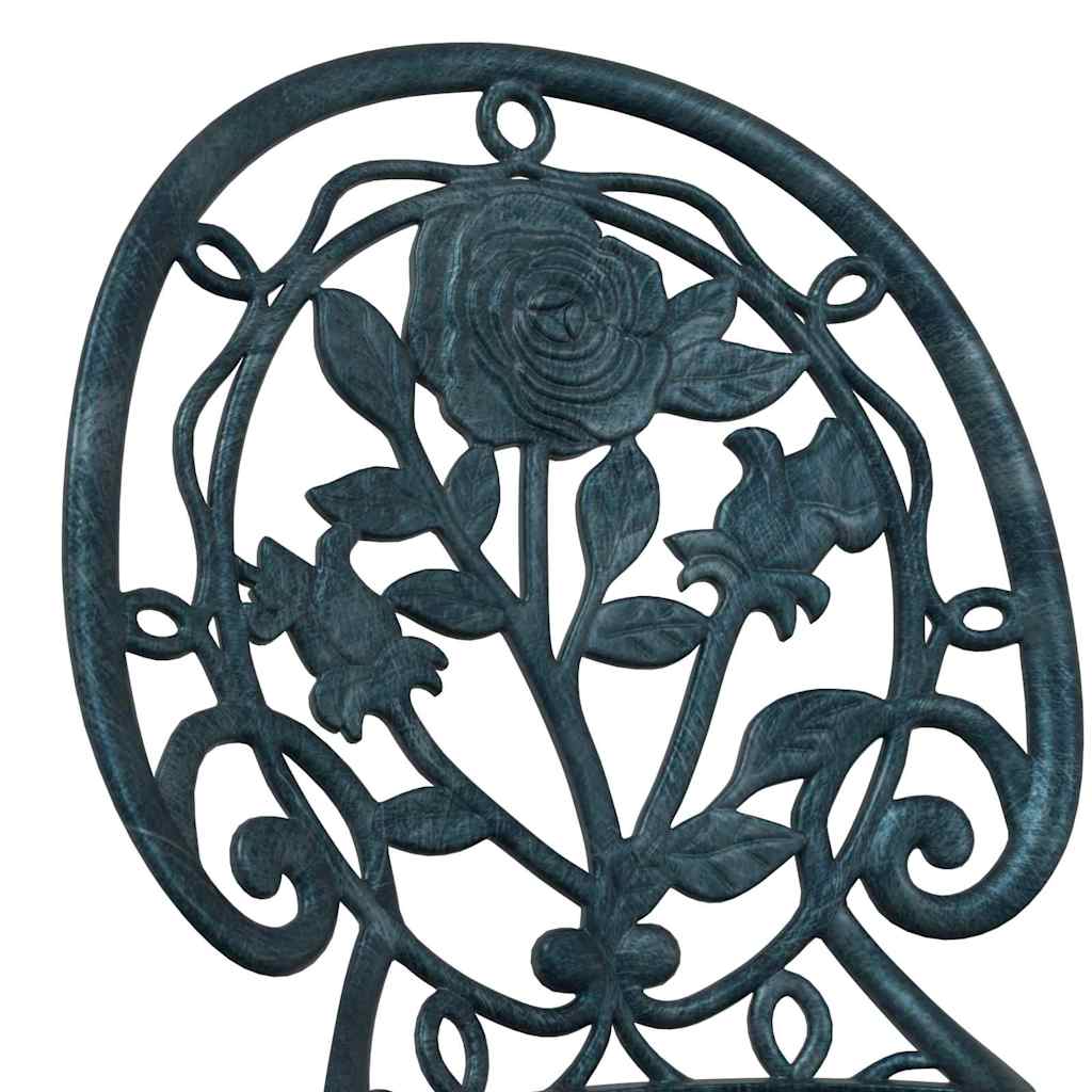 Set Bistro da Giardino 3 pcs Verde Alluminio 42002389