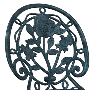 Set Bistro da Giardino 3 pcs Verde Alluminio 42002389