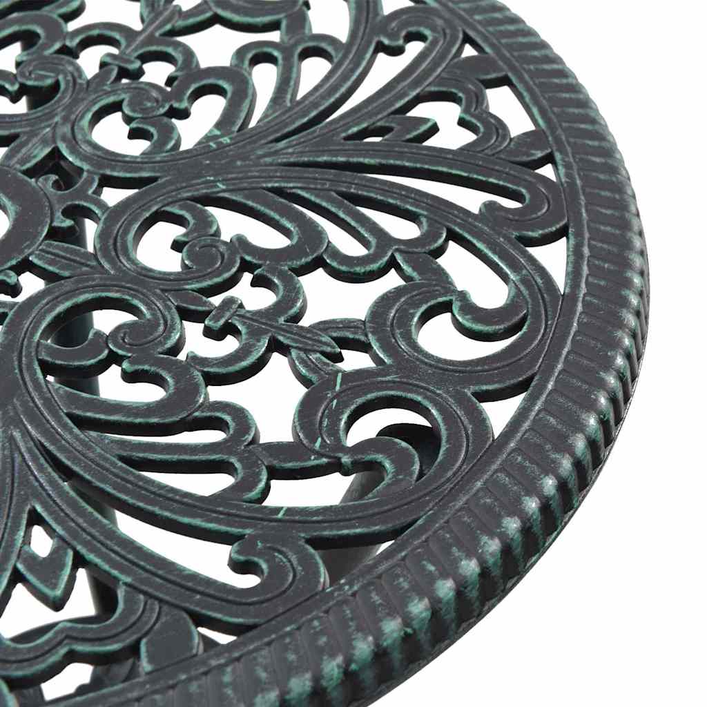 Set Bistro da Giardino 3 pcs Verde Alluminio 42002389