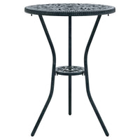 Set Bistro da Giardino 3 pcs Verde Alluminio 42002389