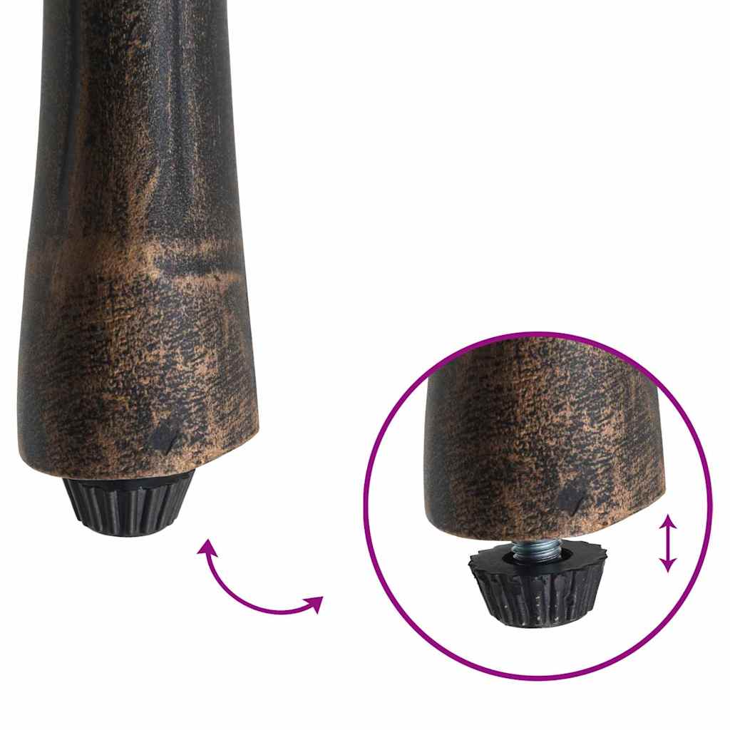 Set di 2 sedie da giardino  - Alluminio fuso bronzo 42002398