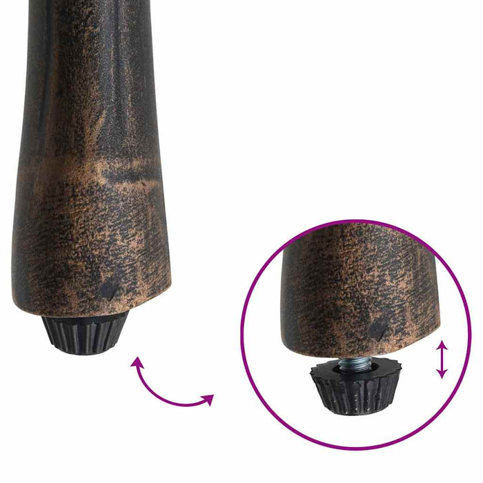 Set di 2 sedie da giardino  - Alluminio fuso bronzo 42002398