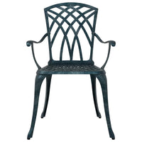 Sedie da giardino , set di 2 in alluminio verde 42002401