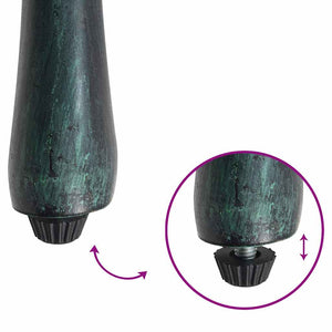 Sedie da giardino , set di 2 in alluminio verde 42002401