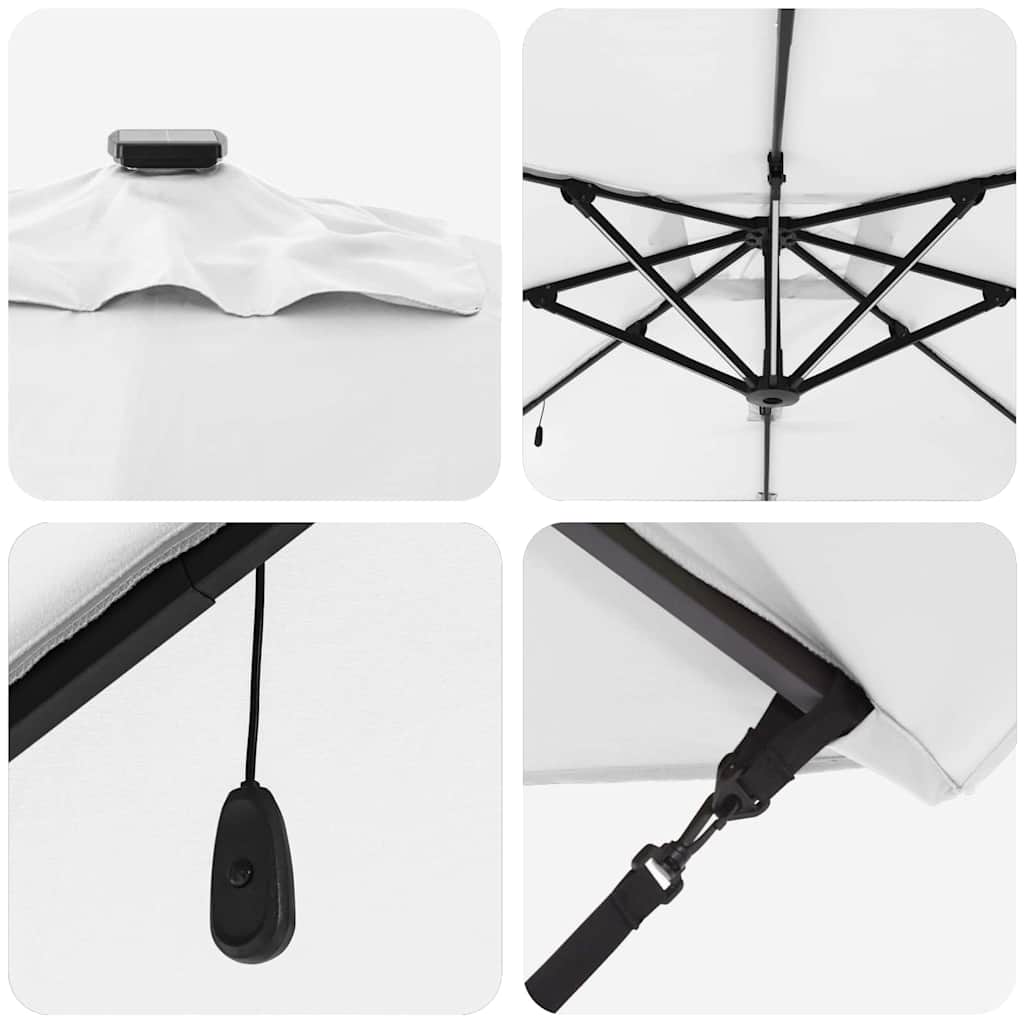 Ombrellone Sabbia 286 x 285 x 270 cm Alluminio 42003319