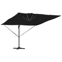 Ombrellone Nero 286 x 285 x 270 cm Alluminio 42003323