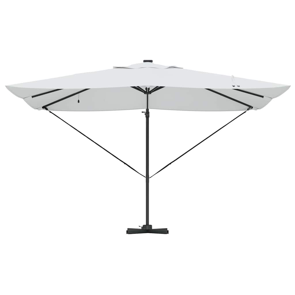 Parasol Roma a braccio Beige e Nero 352 x 251 x 265 cm 42003327