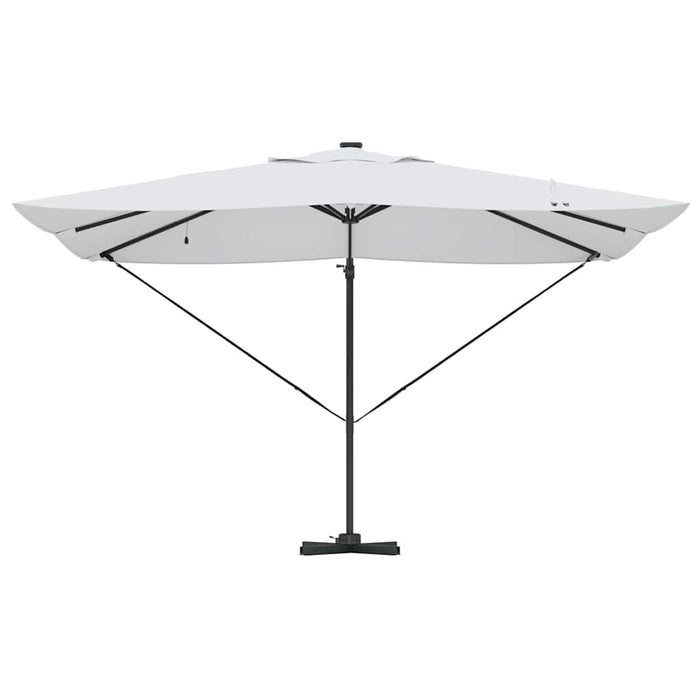 Parasol Roma a braccio Beige e Nero 352 x 251 x 265 cm 42003327