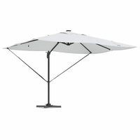 Parasol Roma a braccio Beige e Nero 352 x 251 x 265 cm 42003327