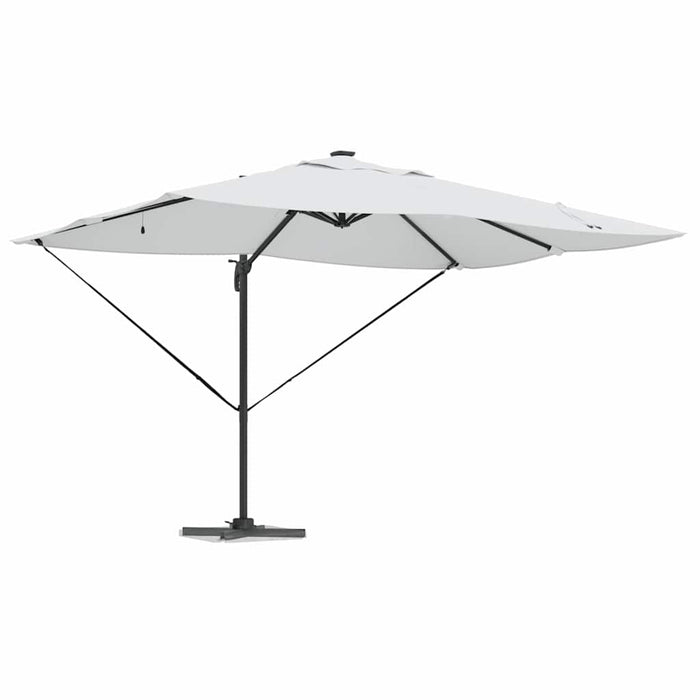 Parasol Roma a braccio Beige e Nero 352 x 251 x 265 cm 42003327