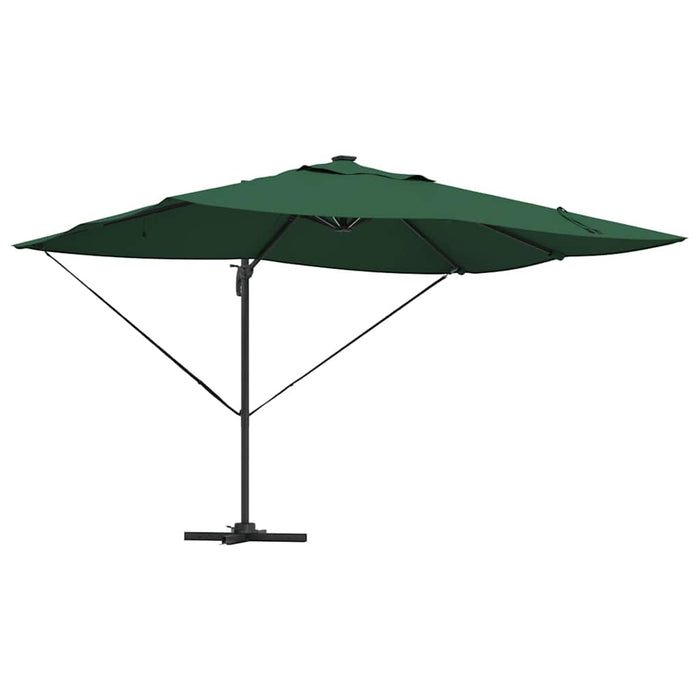 Parasol Roma a braccio Verde e Nero 352 x 251 x 265 cm 42003328