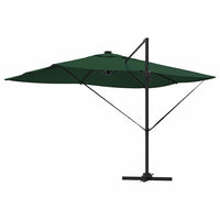 Parasol Roma a braccio Verde e Nero 352 x 251 x 265 cm 42003328