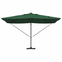 Parasol Roma a braccio Verde e Nero 352 x 251 x 265 cm 42003328