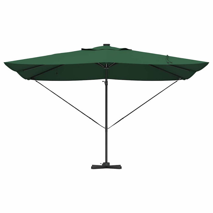 Parasol Roma a braccio Verde e Nero 352 x 251 x 265 cm 42003328