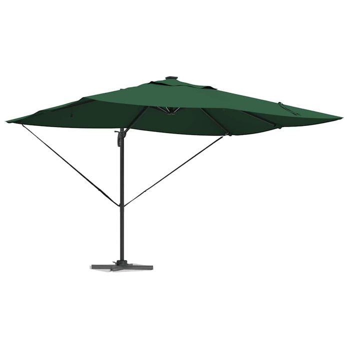 Parasol Roma a braccio Verde e Nero 352 x 251 x 265 cm 42003328