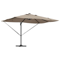 Parasol Roma a braccio Tortora e Nero 352 x 251 x 265 cm 42003330