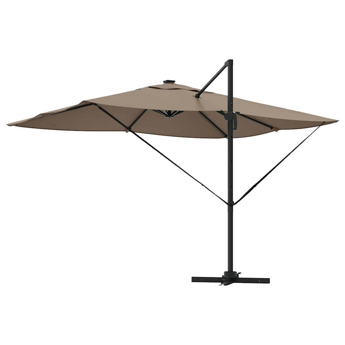 Parasol Roma a braccio Tortora e Nero 352 x 251 x 265 cm 42003330