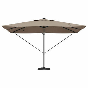 Parasol Roma a braccio Tortora e Nero 352 x 251 x 265 cm 42003330