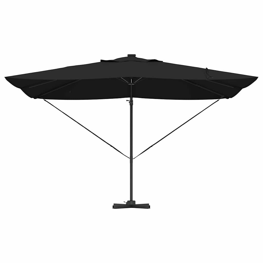 Parasol Roma a braccio Nero e Nero 352 x 251 x 265 cm 42003331