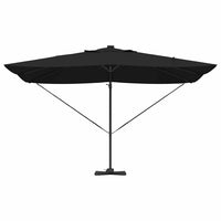 Parasol Roma a braccio Nero e Nero 352 x 251 x 265 cm 42003331