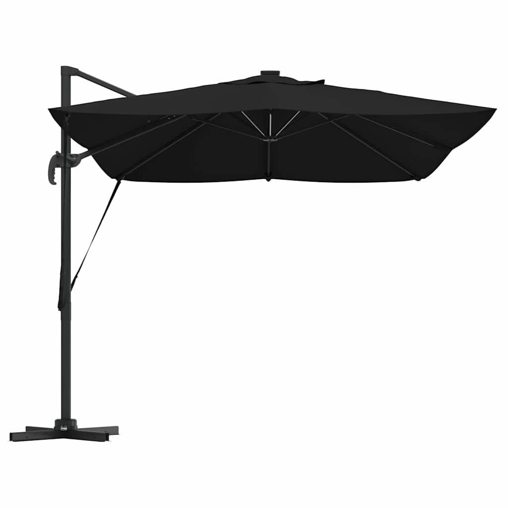 Parasol Roma a braccio Nero e Nero 352 x 251 x 265 cm 42003331