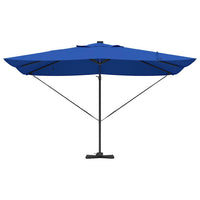 Parasol Roma a braccio con blocco Blu e Nero 352 x 251 x 265 cm 42003332