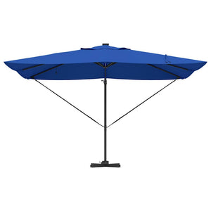 Parasol Roma a braccio con blocco Blu e Nero 352 x 251 x 265 cm 42003332