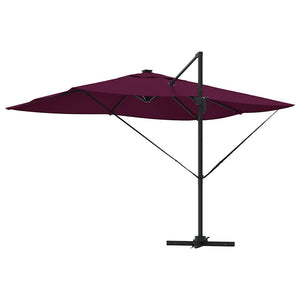 Parasol Roma a braccio Rosso e Nero 352 x 251 x 265 cm 42003333