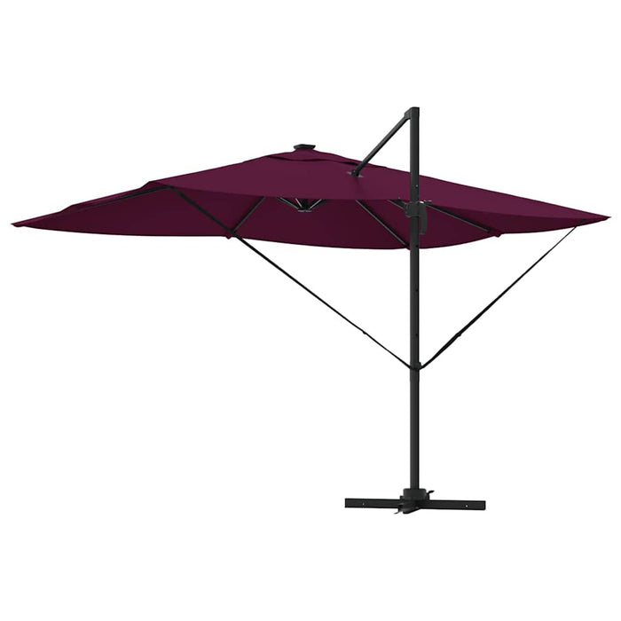 Parasol Roma a braccio Rosso e Nero 352 x 251 x 265 cm 42003333